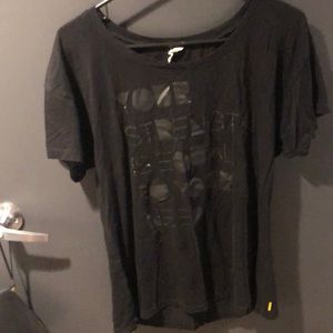 Black Graphic Lucy Tee M